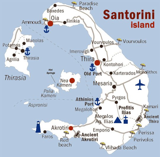 Santorini Beaches Map My Xxx Hot Girl