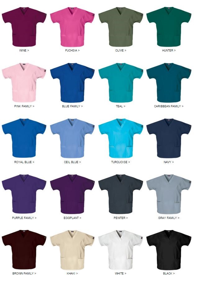 The definitive ranked list of medical-scrubs colors