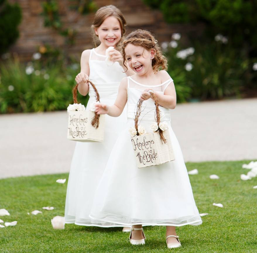 Flower girl bags store wedding