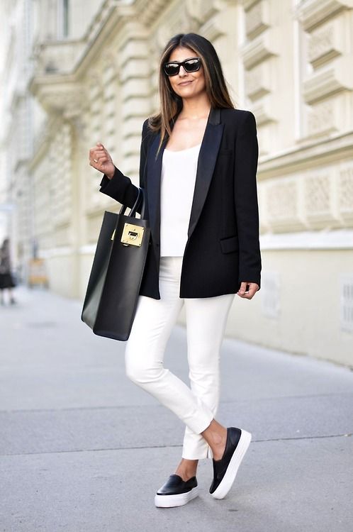 Image result for fashion looks with sneakers for work
