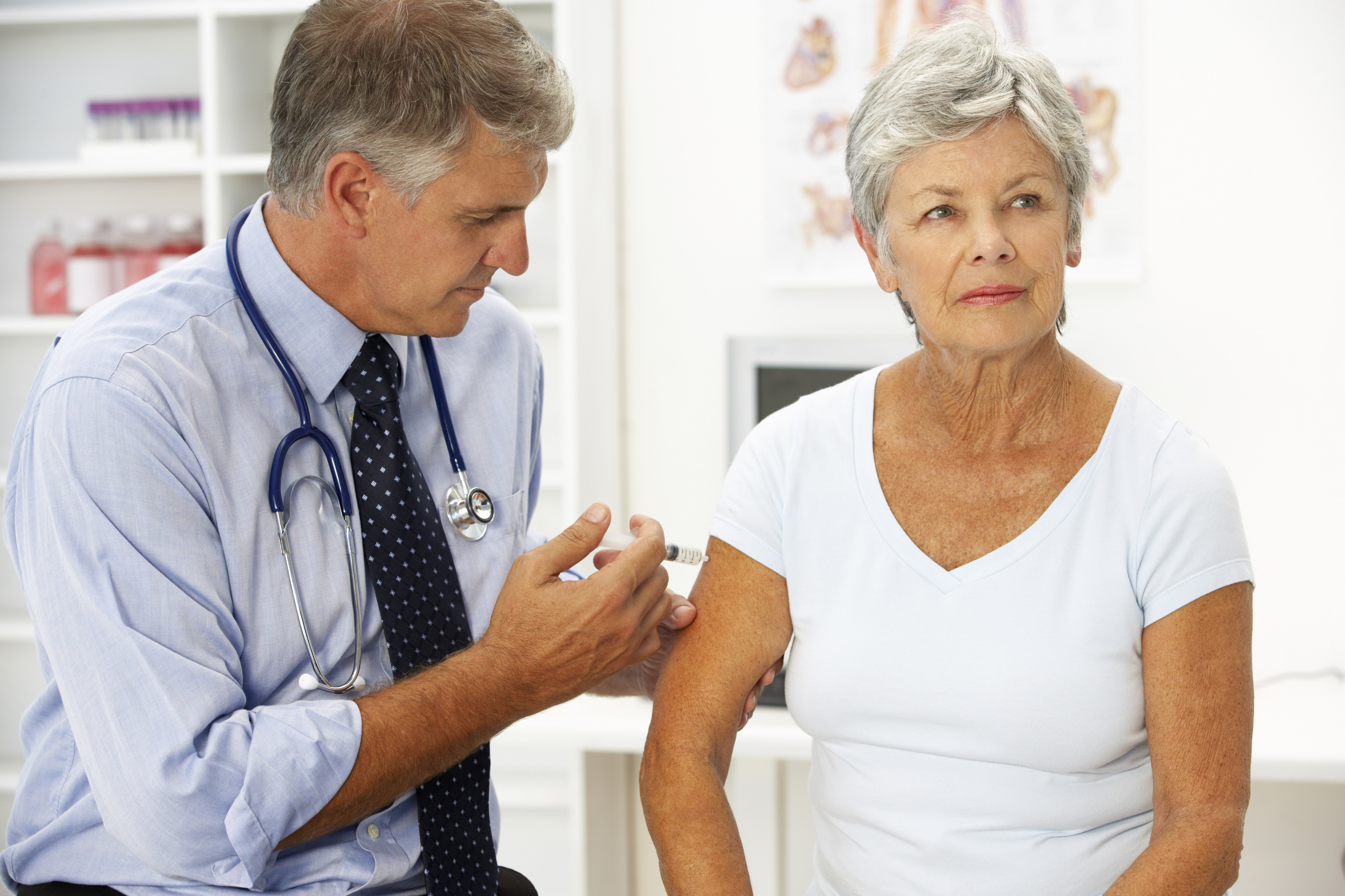 Why is it important for seniors to get a pneumonia shot?