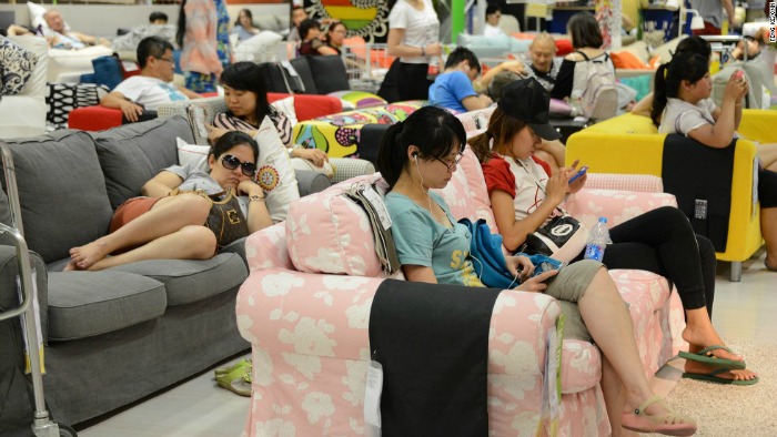 Why Sleeping In Ikea Is Perfectly Acceptable In China Huffpost