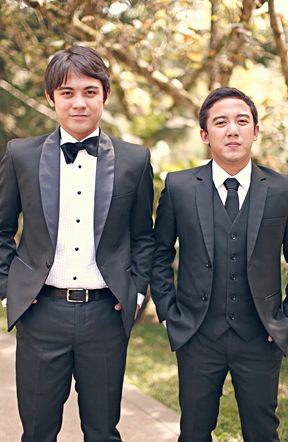 black tie wedding guest men