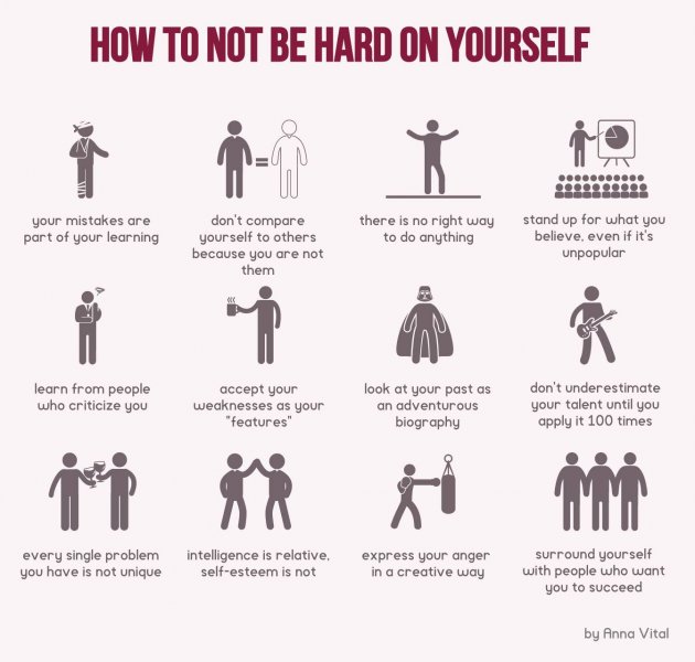 12 Ways To Stop Being So Hard On Yourself Huffpost 