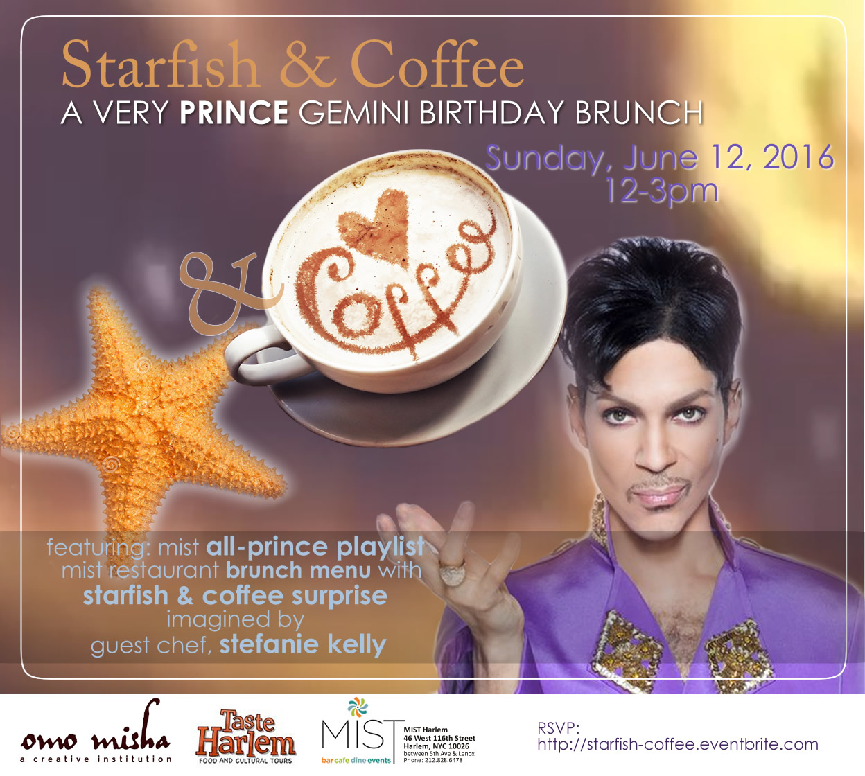 Starfish & Coffee: A Very Prince Gemini Brunch in Harlem ...