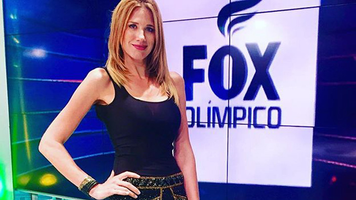 Fox Sports presenter Alina Moine exposes underwear on live TV