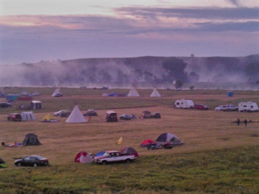 Camp at Sunrise