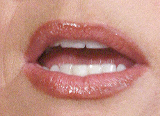 TATTOOED LIPS Sarah Palin's lips Sarah Palin's lip liner is the latest