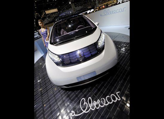 Bluecar electric car