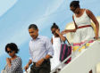 Obamas' Martha's Vineyard Vacation Days 1 And 2: Summer Dresses, Sunglasses, And Sports (PHOTOS)