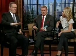 Charles Gibson, charlie gibson, live with regis and kelly, Regis Philbin