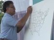 Al Franken Draws Map Of U.S.--From Memory (VIDEO)