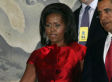 Michelle Obama Wears Red Skirt Suit At The UN (PHOTO)