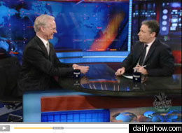 Jon Stewart, jon stewart tim gunn, Tim Gunn, tim gunn on the daily show