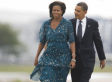Michelle Obama's Sheer Dress: First Lady Brings Pretty To Pittsburgh (PHOTOS)