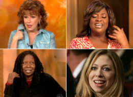 Chelsea Clinton, Chelsea Clinton Phones View, Chelsea Clinton The View, Elisabeth Hasselbeck, Joy Behar, Sherri Shepherd, The View, Whoopi Goldberg
