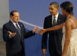 Silvio Berlusconi Greets Michelle Obama: Come To Padre! (PHOTOS, POLL)