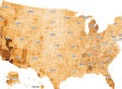 Economic Stress Map: The AP's Look At The Hardest Hit Counties In America