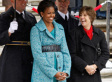Michelle Obama Veterans Day PHOTOS: Coat Season Kickoff! (PHOTOS)