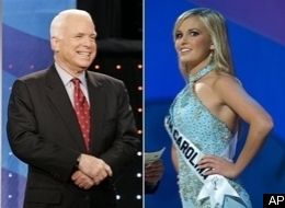 John McCain, Lauren Caitlin Upton, Miss South Carolina Teen USA, Miss Teen USA