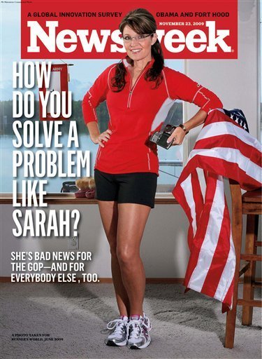 sarah palin legs pics. Sarah Palin: Newsweek Cover