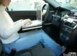 Laptop Steering Wheel Desk: So You Can Work While You Drive? (PHOTOS)