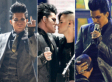 Adam Lambert FALLS At AMAs, Simulates Sex, Kisses Band Member, Flips Bird (PHOTOS)