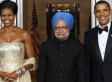 Obamas Welcome Guests With Curry At State Dinner
