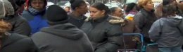 New Yorkers Line Up Early For Thanksgiving Supplies At City Food Bank