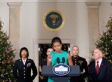 White House Holiday Preview: Michelle Obama Unveils Huge Tree, Miniature Bo, Fabulous Earrings (PHOTOS, POLL)