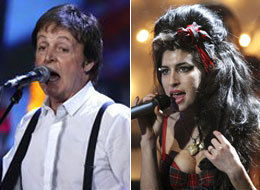 Amy Winehouse, Amy Winehouse Brit Awards, Brit Awards, Kyle Minogue Brit Awards Wow, Kylie Minogue, Leona Lewis, Mark Ronson, Paul McCartney, Paul McCartney Brit Awards