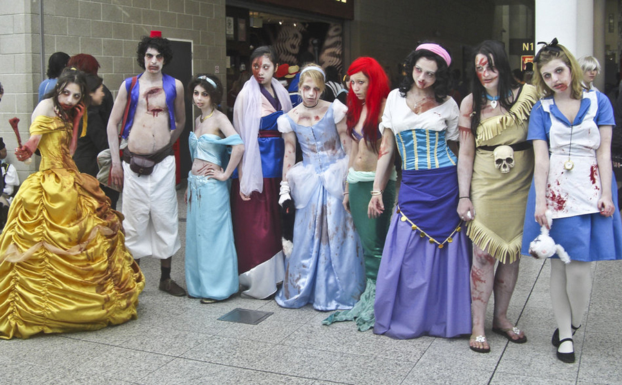 disney characters. Undead Disney Characters,