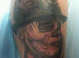 Carey Hart Gets Pink Tattooed On His Leg