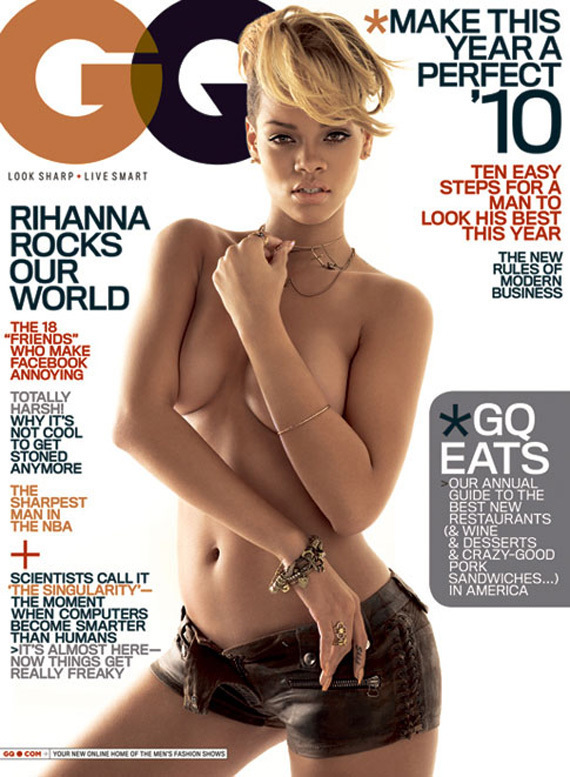 Rihanna Topless In GQ I Finally Get To Let Go NSFW PHOTOS 