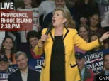 Hillary Clinton Mocks Barack Obama During Campaign Rally