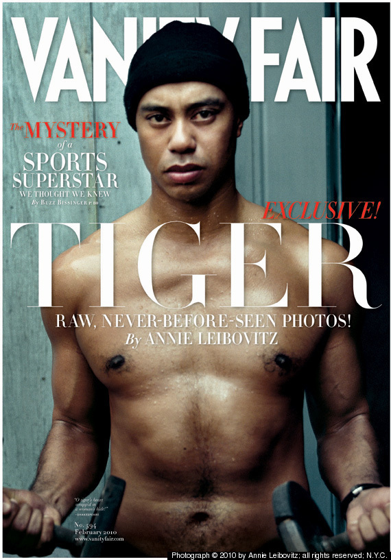 How does Tiger look shirtless