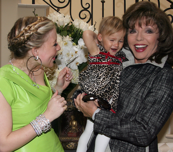 joan collins 2010. And Joan Collins: WATCH: