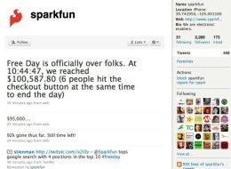 twitter sparkfun, sparkfun irc, sparkfun free day, spark fun, steve ballmer