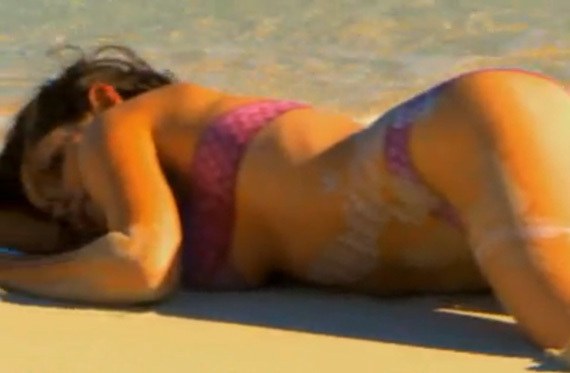 Ashley Greene Naked Bodypainted For SoBe PHOTOS VIDEO 