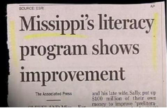 Image result for literacy mississippi