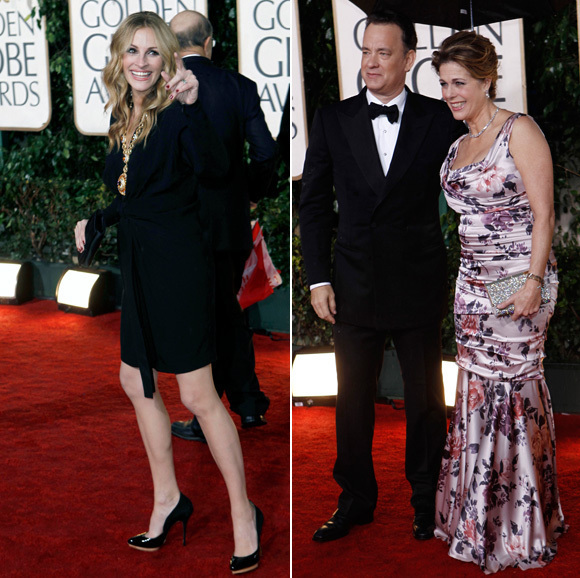 Tom Hanks & Julia Roberts Mock NBC At Golden Globes (VIDEO)
