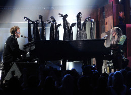 Gaga Elton John Grammys
