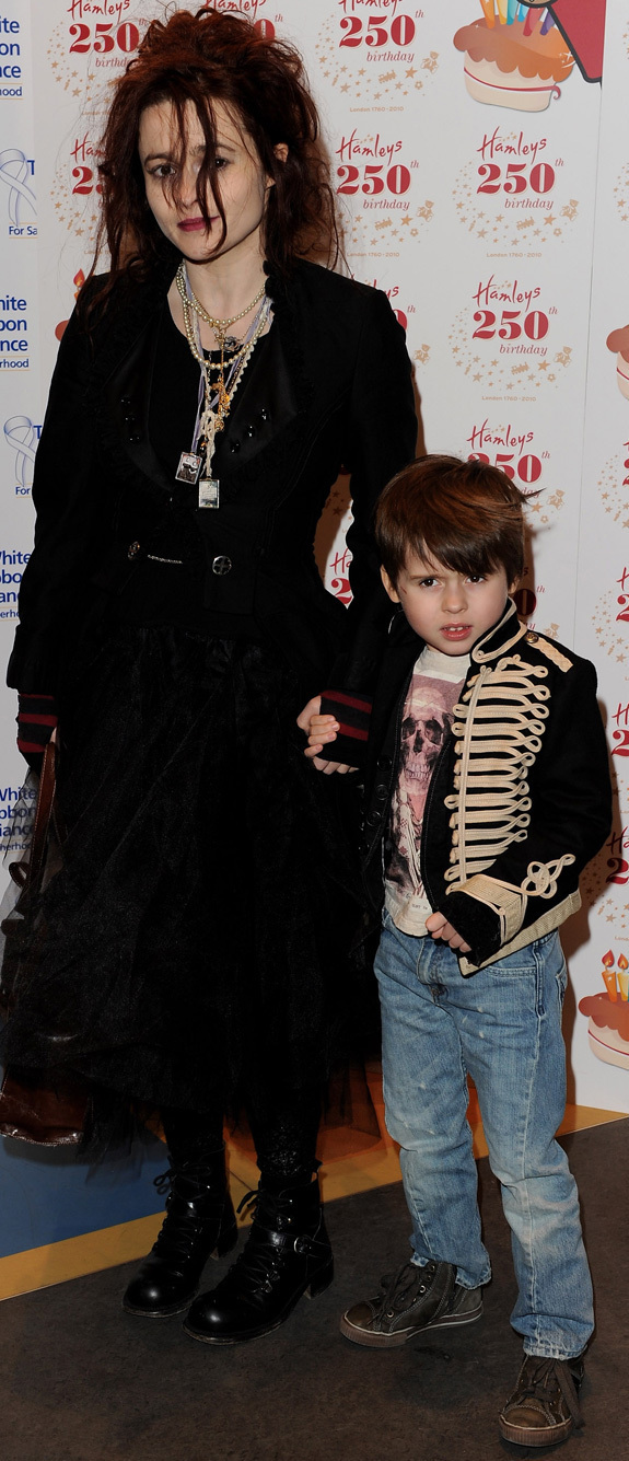 helena bonham carter 2010. Billy, 6, is Carter#39;s son with