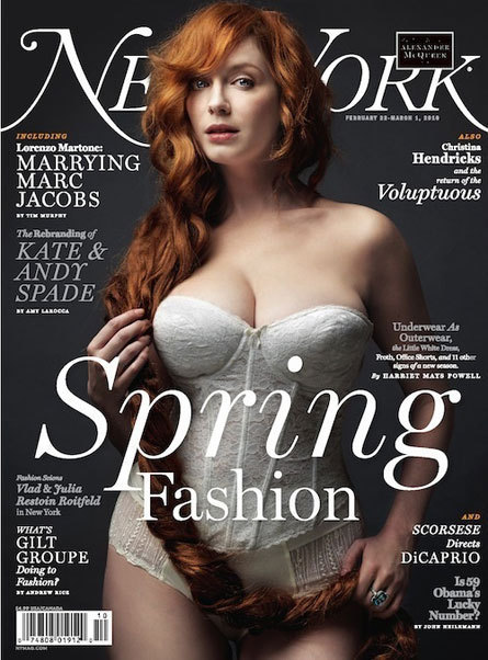 Christina Hendricks' New York Magazine Corset Cover 