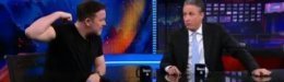 Ricky Gervais Invites Jon Stewart To Be His Prison Bitch (VIDEO)