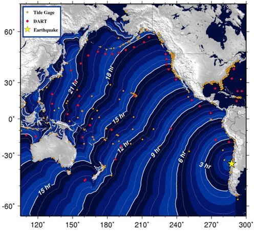 earthquake in Chile.