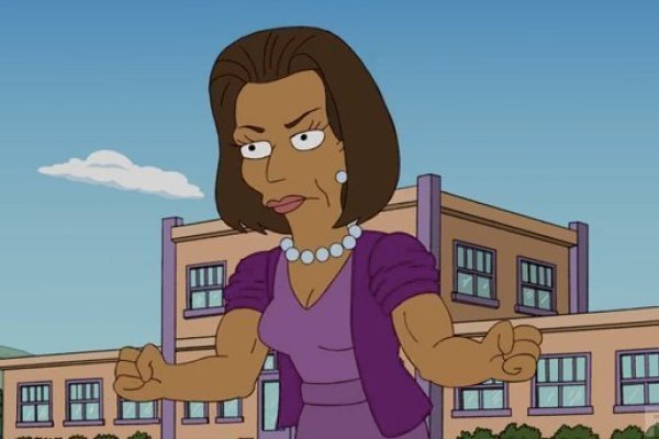 Michelle Obama Appears On “the Simpsons” Video Eehard S Weblog