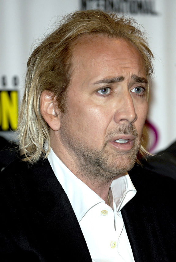Nic Cage Dyed His Hair Blonde