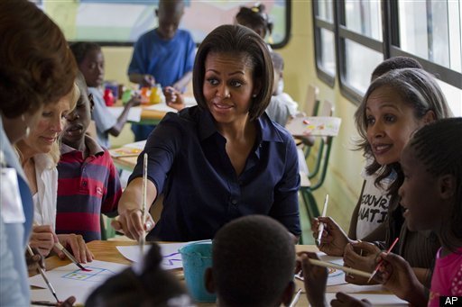 obama in haiti