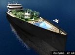 The $200M Luxury Yacht With Own Garden, Pool And Tennis Court